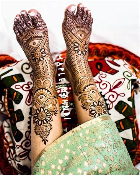 13_Bridal Henna Designs For Hands And Feet