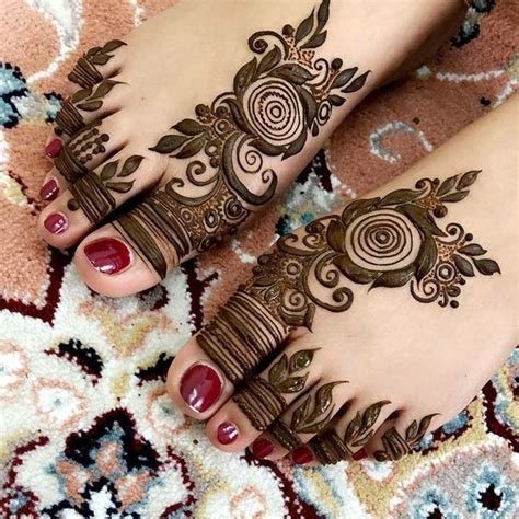 12_Easy Beautiful foot mehndi design  Fashion Beauty Mehndi Jewellery