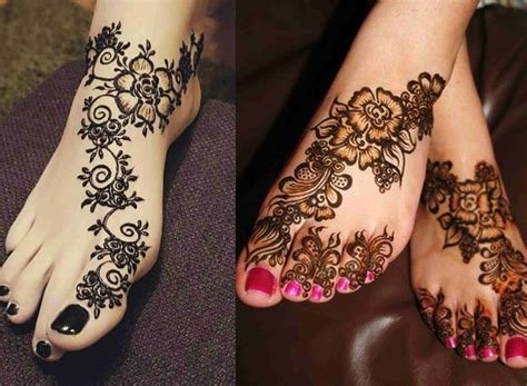 14_21 Simple Foot Mehndi Design That Are Perfect For BridesToBe