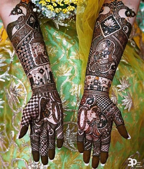 10_27 Traditional Bridal Full Mehndi Designs For Wedding Occasions