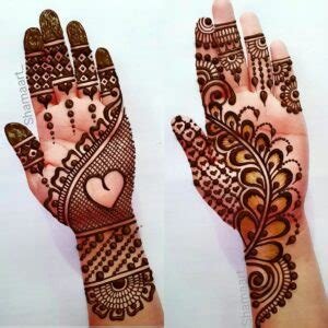 3_40 Front Hand Mehndi Designs For Every Bride  WedMeGood