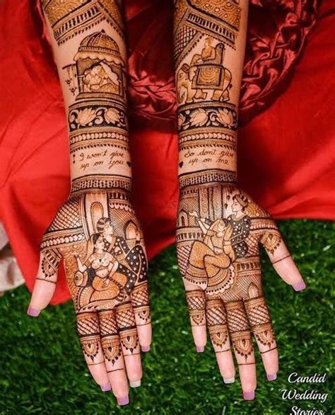 8_20 Stunning Mehendi Design Ideas for Simple Front Hands to Impress