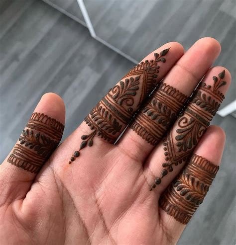 14_1000 Easy Finger Mehndi Designs  Henna Finger Ideas
