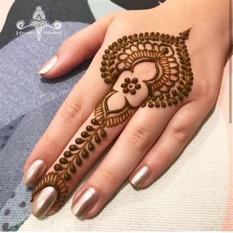 13_50 Latest One Finger Mehndi Designs  K4 Fashion