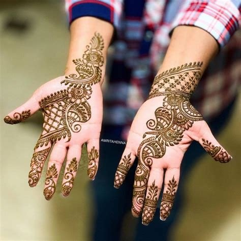 13_20 Arabic Mehndi Designs For Front Hand to Steal your Heart  Tikli