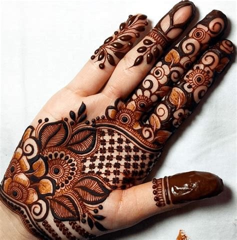 7_Front Hand Arabic Mehndi Designs for Stylish Girls Women Simple  Easy