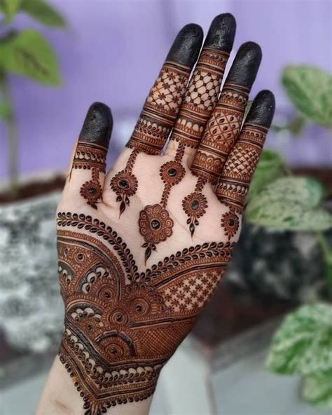 1_40 Front Hand Mehndi Designs For Every Bride  WedMeGood