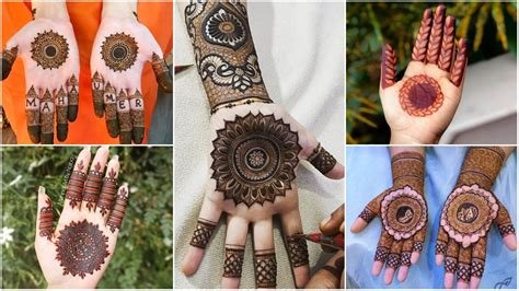 8_Simple Circle Mehndi Designs For Hands  We create a simple and easy