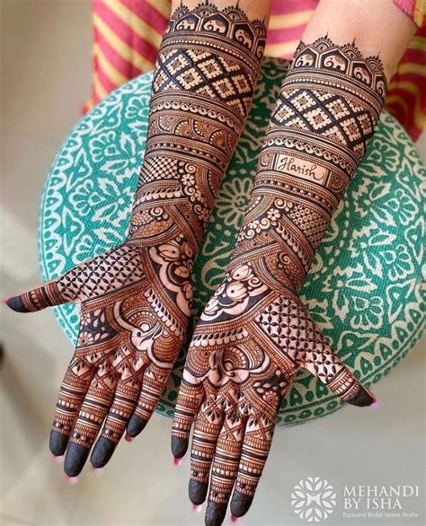 7_40 Front Hand Mehndi Designs For Every Bride  WedMeGood