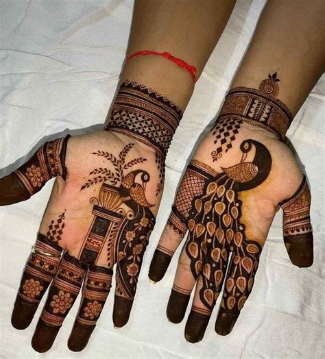 12_Peacock Mehndi Design for Hands  Mahendidesigncom