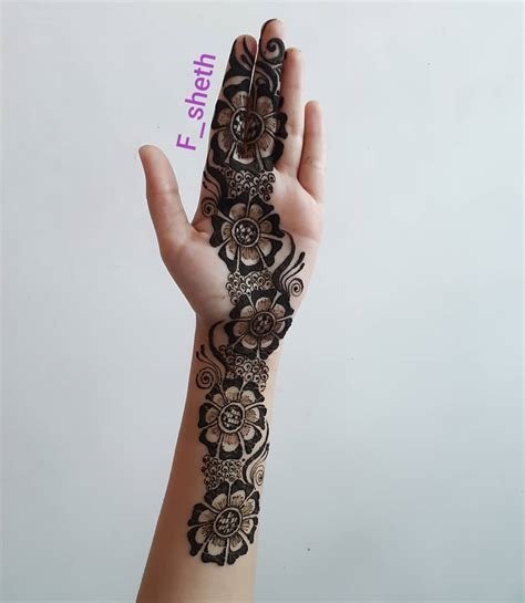 10_Stunning Front Hand Arabic Mehndi Designs  Front Hand Arabic Mehndi