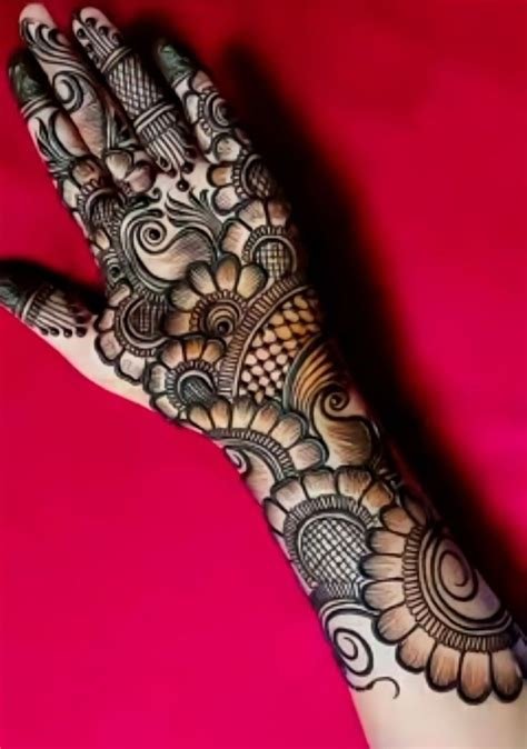 11_Arabic Henna Designs For Hands 2023 Simple