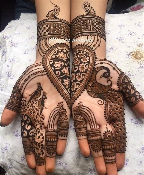 6_Chic Arabic Mehndi Design for Front Hands  Front Hand Arabic Mehndi