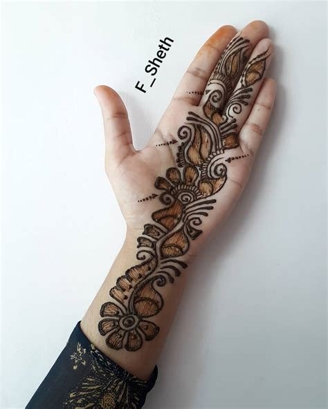 8_Latest Arabic Mehndi Designs for Palm 2021  K4 Fashion