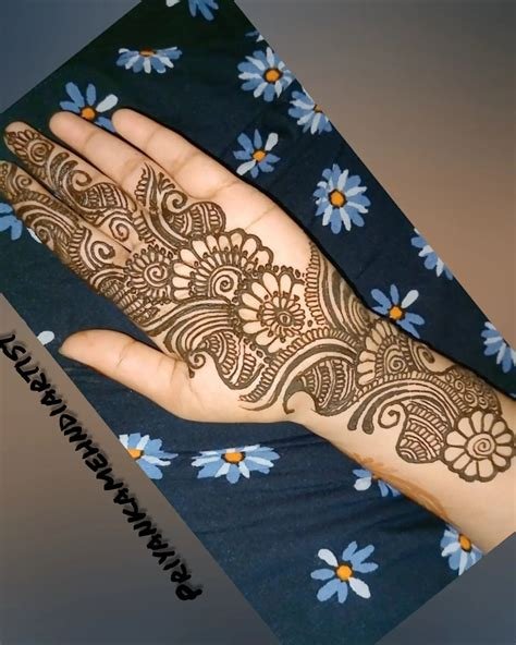 12_Effortless Charm Easy Front Hand Mehendi Designs  TailoringinHindi