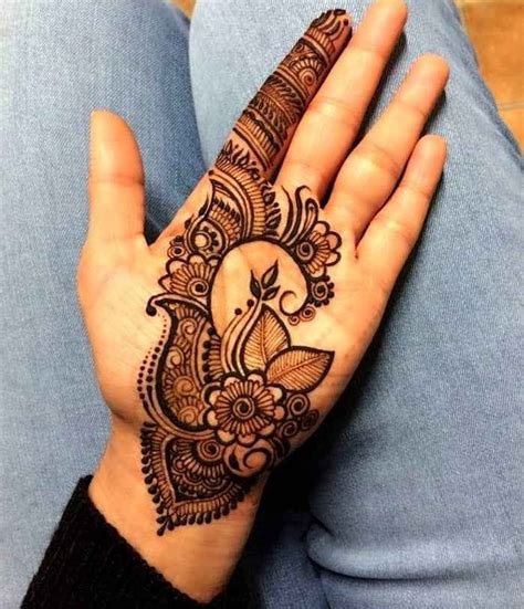 3_111 Latest Trending Arabic Mehndi Designs for Hands  Legs