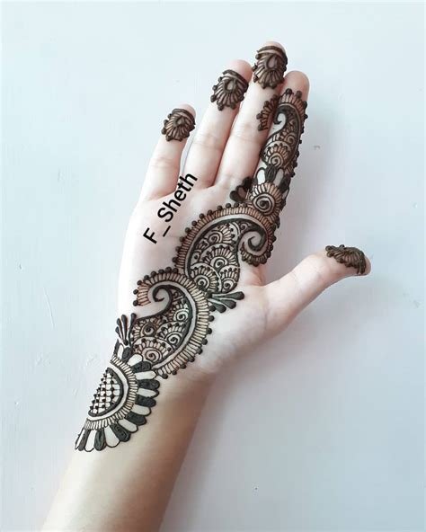 2_Mehndi Designs for Front Hand in Arabic Style  K4 Fashion