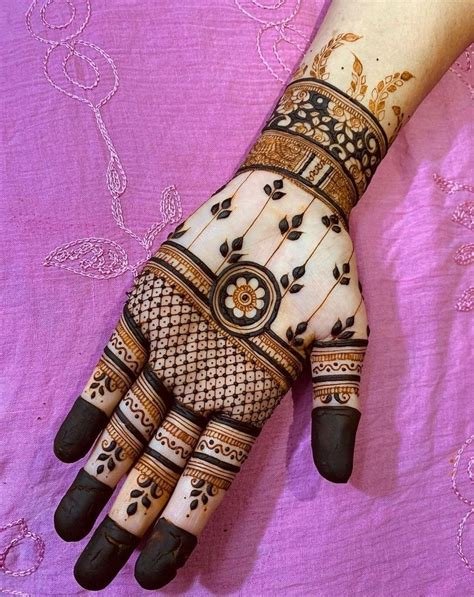 8_40 Front Hand Mehndi Designs For Every Bride  WedMeGood