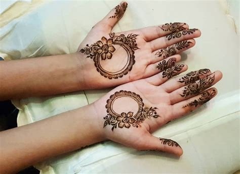9_Simple Mehndi Designs For Front Hands Easy  Design Talk