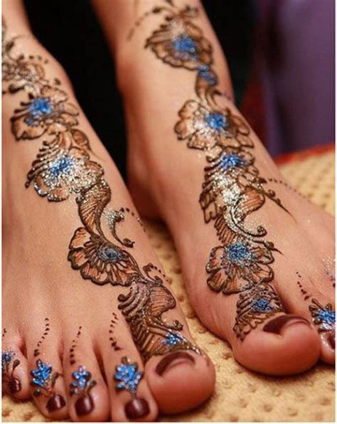 5_25 Simple Full Foot Mehndi Designs 2024 Bridal Dulhan ke Pairon ki