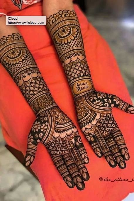 10_Bridal Mehndi Designs For Full Hands  Front  Back  K4 Fashion