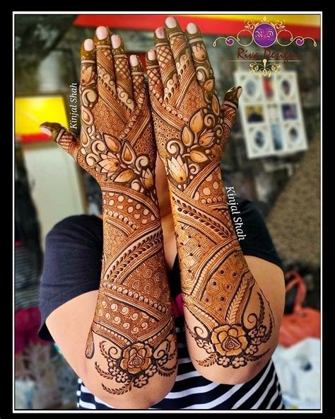 15_Latest  Simple Bridal Mehndi Designs 2023 Images Download