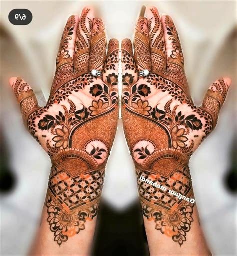 3_25 Latest Full Hand Mehndi Designs For Eid 2021  Glossnglitters