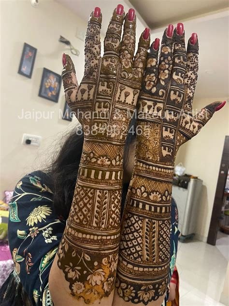 9_Bridal Mehndi Designs For Full Hands 2022