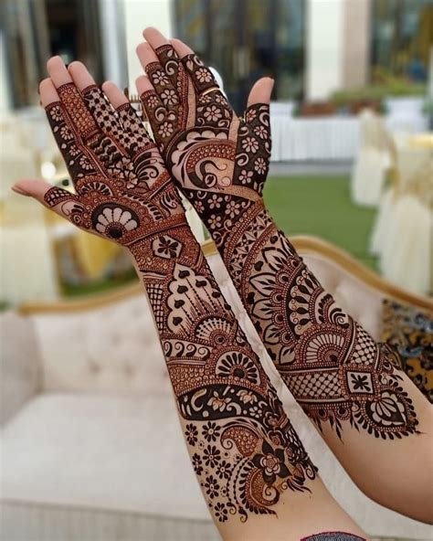 7_Stylish Full Hand Bridal Mehndi Designs  Mehndi Designs