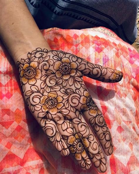 11_New Hatheli Mehndi Design for All Festive Celebrations