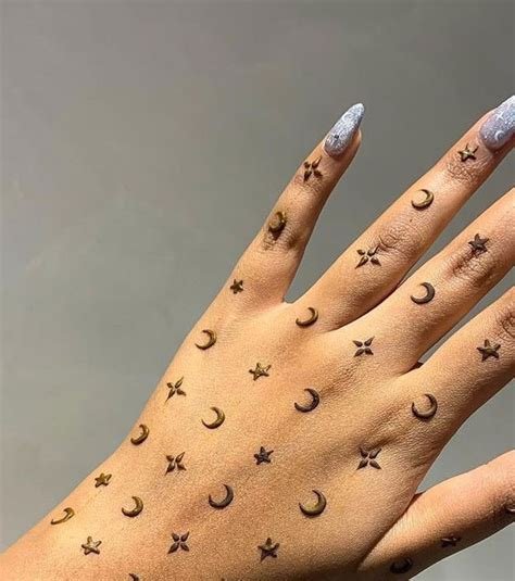 5_70 Minimal Henna Designs  Small Moons I Take You  Wedding Readings