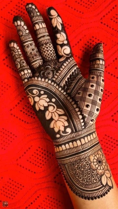 8_55 Gorgeous Easy Full Palm Mehndi Designs 2023  Bright Cures