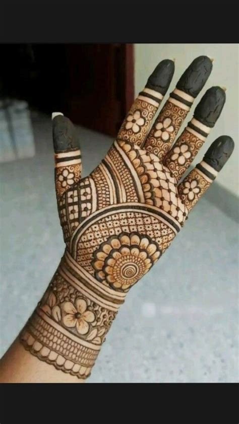 9_55 Gorgeous Easy Full Palm Mehndi Designs 2023  Bright Cures