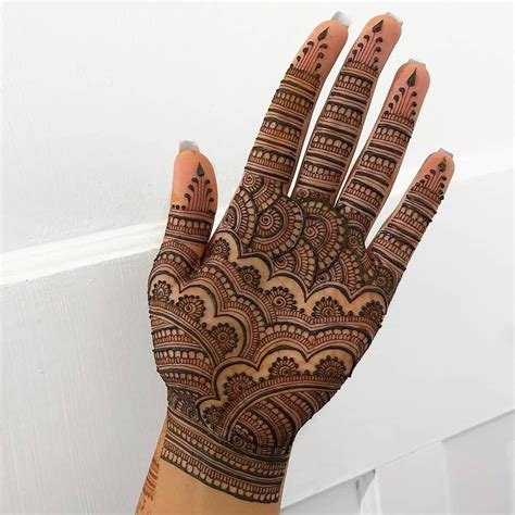 9_55 Gorgeous Easy Full Palm Mehndi Designs 2023  Bright Cures