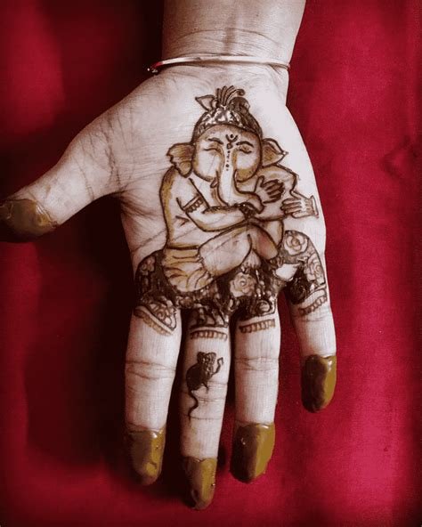 10_Ganesh Chaturthi Mehndi Design Images Ganesh Chaturthi Henna Design Ideas