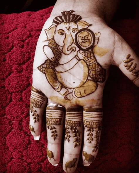 6_Ganesh Chaturthi Mehndi Design Images Ganesh Chaturthi Henna Design Ideas