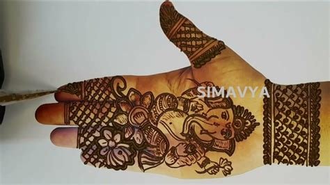 9_Ganpati Mehndi Designs Ganesh Mehndi Design Ideas