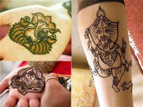 7_10 Adorable Ganesh Mehndi Designs for Festivals 2023