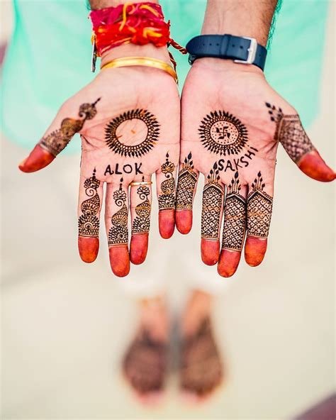 2_10 Gents Mehndi Designs for the Handsome Grooms for Their Mehndi