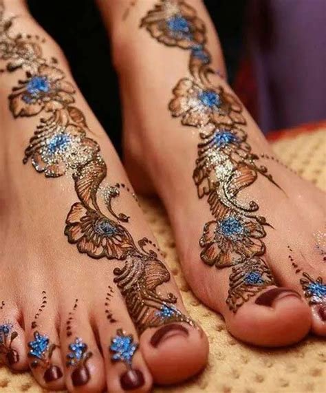 11_Glitter Mehndi Designs for Hands by Hiffyraja 2  K4 Fashion