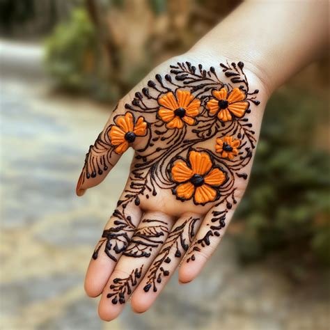 11_Front Hand Circle Gol Mehndi Designs  Easy Round Mehndi Ideas  K4