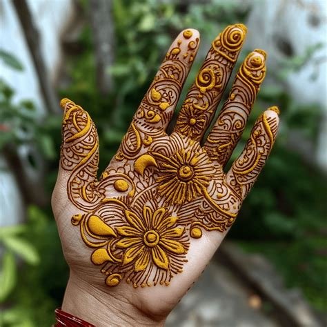 6_Gol mehndi design front hand by Louis Robbin on Mehndi World