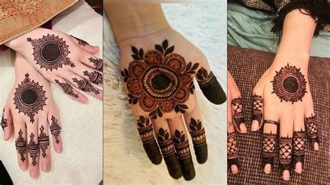 15_Simple Gol Tikka Mehndi Designs For Hands In 20242025  FashionEven