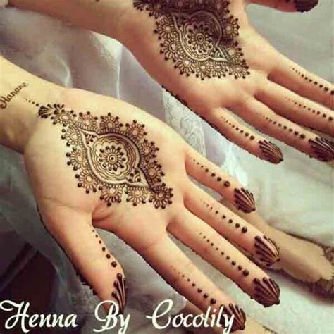 6_Simple Gol Tikka Mehndi Designs For Hands In 20242025  FashionEven