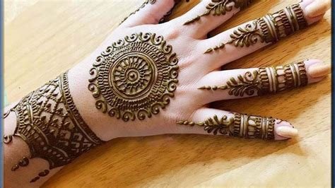 5_Gol Tikki Mandala Mehndi Design for Hands 3  K4 Fashion