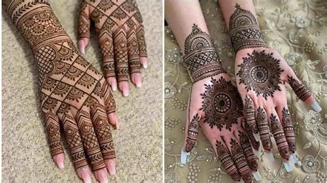 10_Round Mehndi Designs for Back Hand  Gol Tikki Mehndi Ideas  K4 Fashion