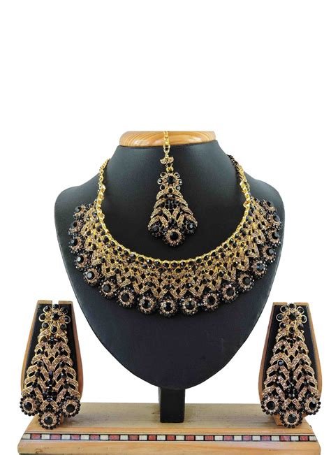 14_Trendy Gold haram Necklace set  Fashion Beauty Mehndi Jewellery Blouse
