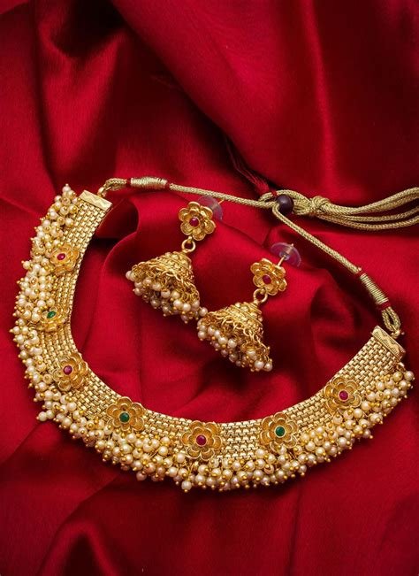 7_Best Gold Necklece Designs  Fashion Beauty Mehndi Jewellery Blouse Design