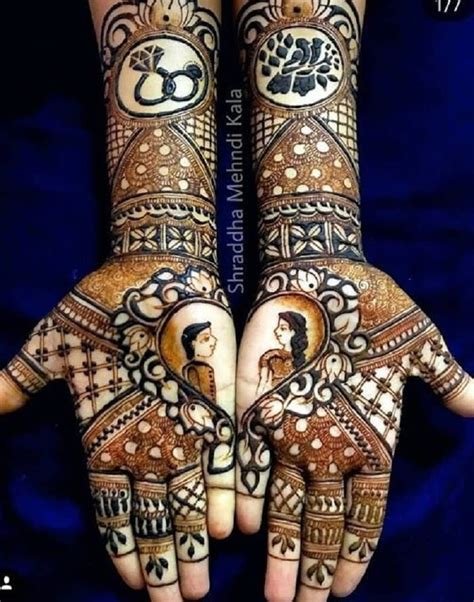 4_20 Striking One Side Mehndi Designs for BFFs of the Bride or Groom