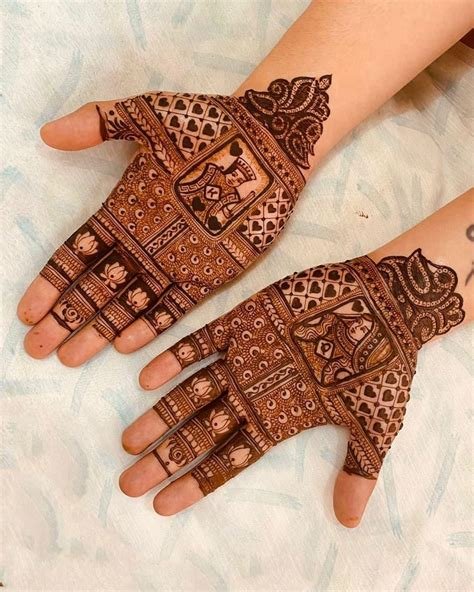 10_Simple Groom Mehndi Design 2019 Popular Bridal Mehndi Dresses 2021